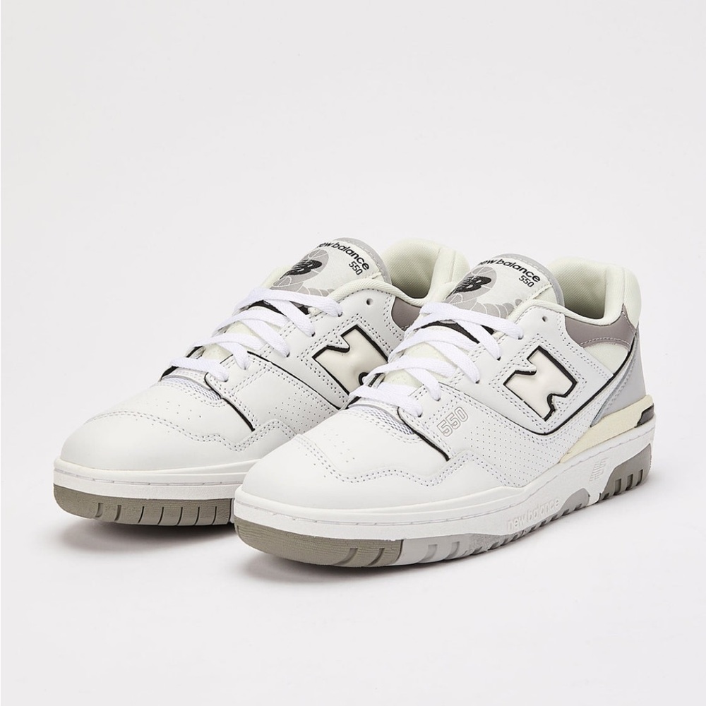 New Balance 550 Cream Black Sea Salt White Men’s 9